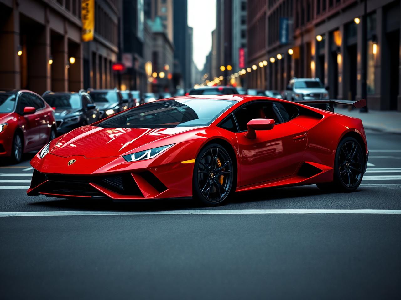 2021 Lamborghini Huracan Evo in Red