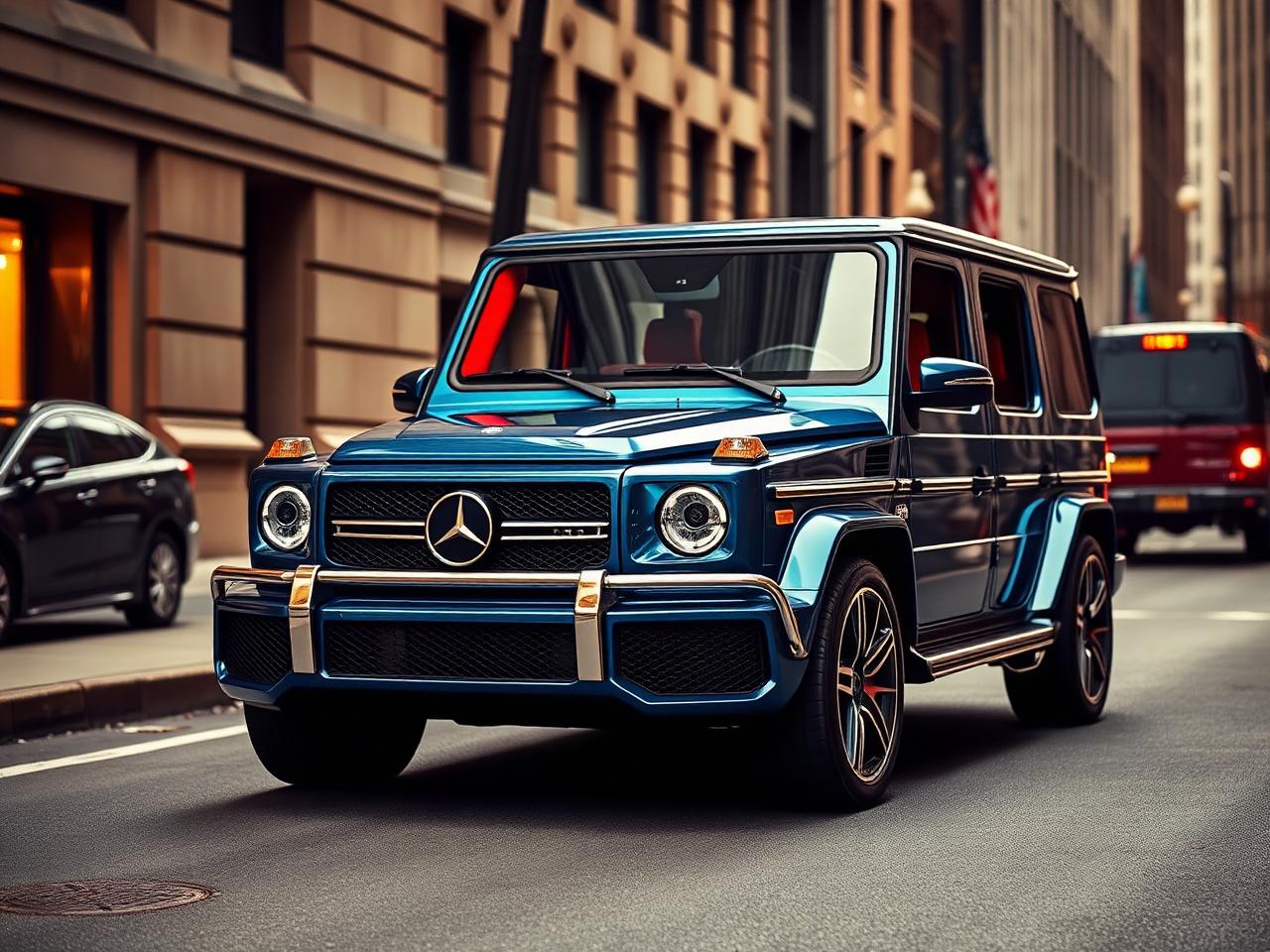 2021 Mercedes G63 AMG in Blue