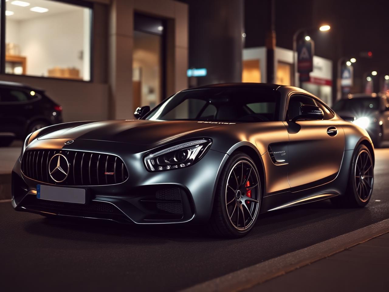 2018 Mercedes AMG GT in Matte Grey