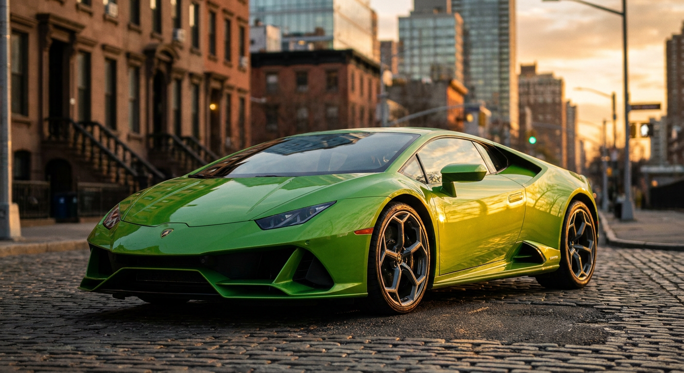 2021 Lamborghini Huracan Evo in Green