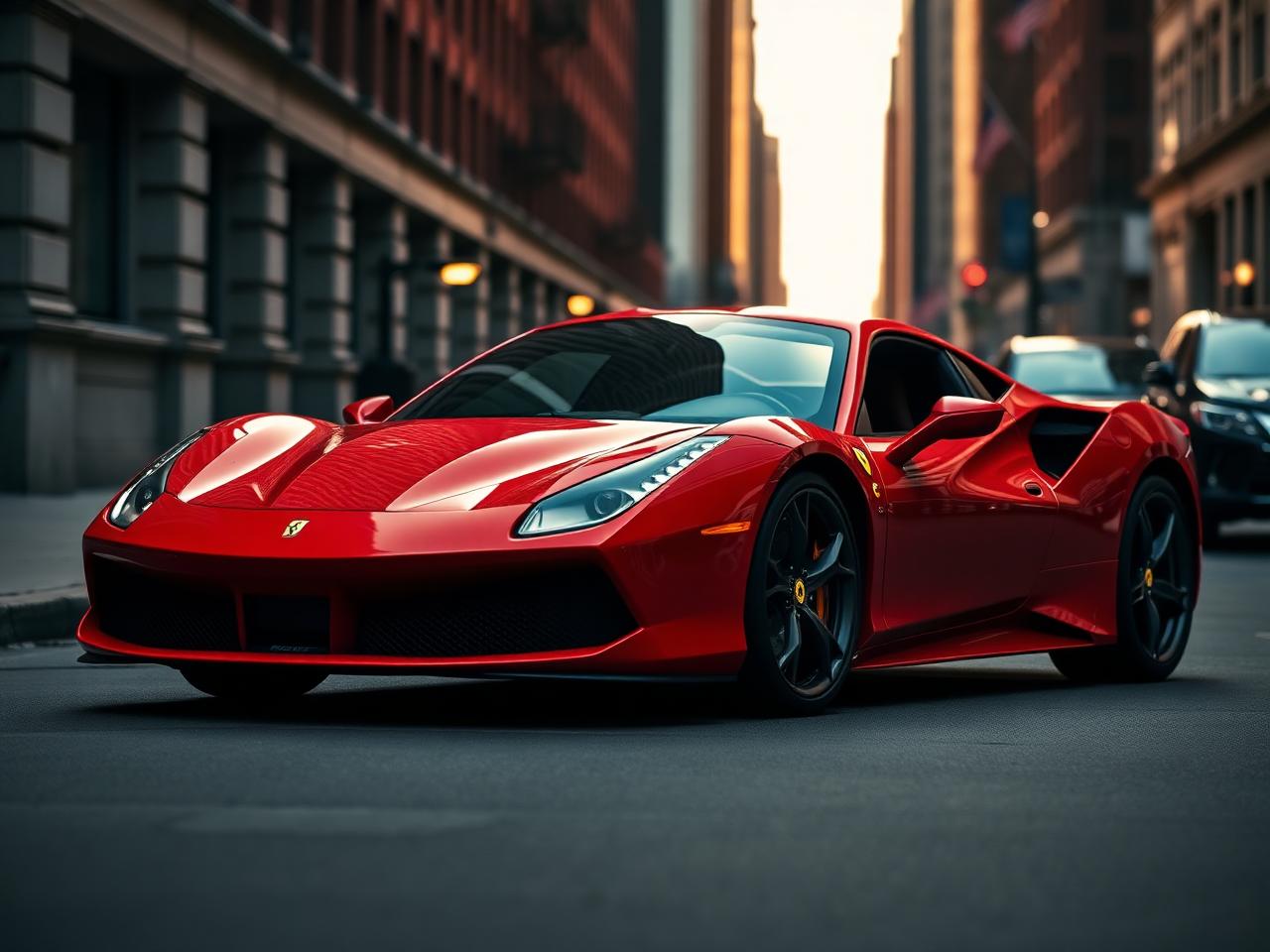 2018 Ferrari 488 in Red